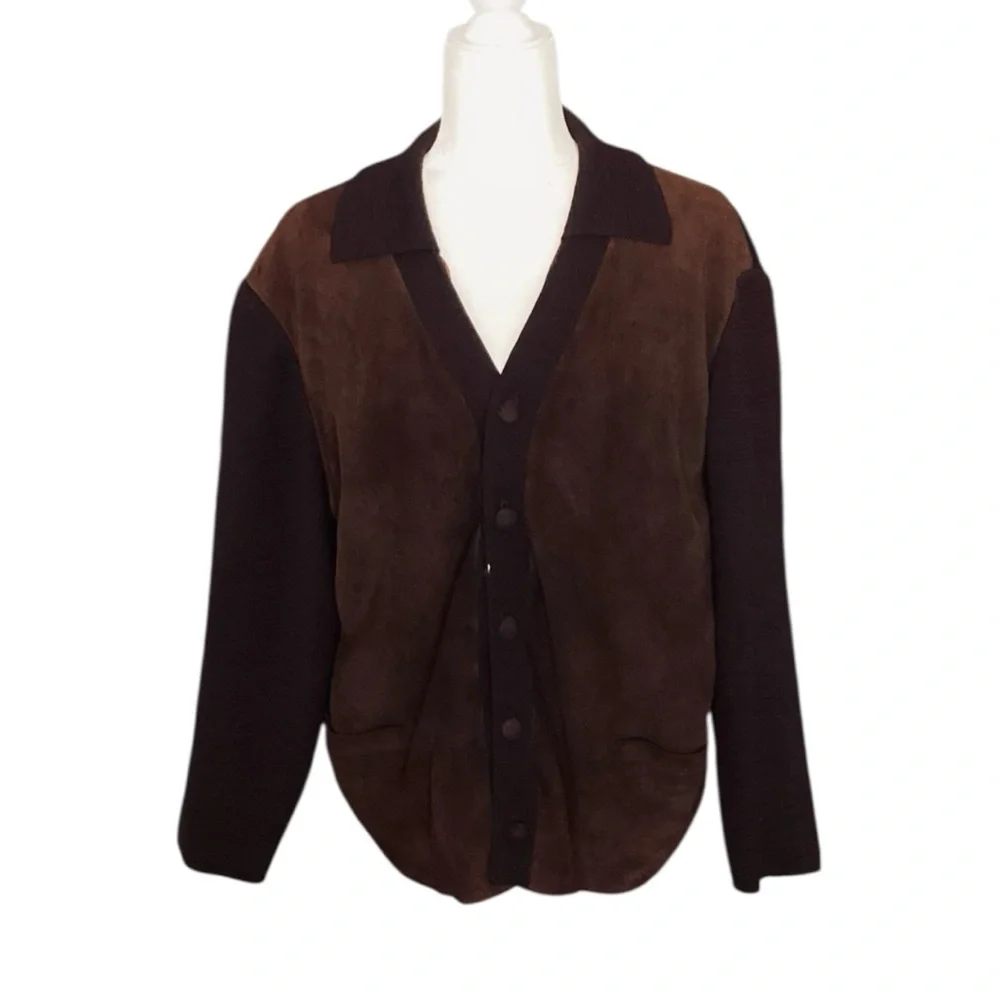 Golden Leaf Vintage Dark Brown Lightweight Jacket